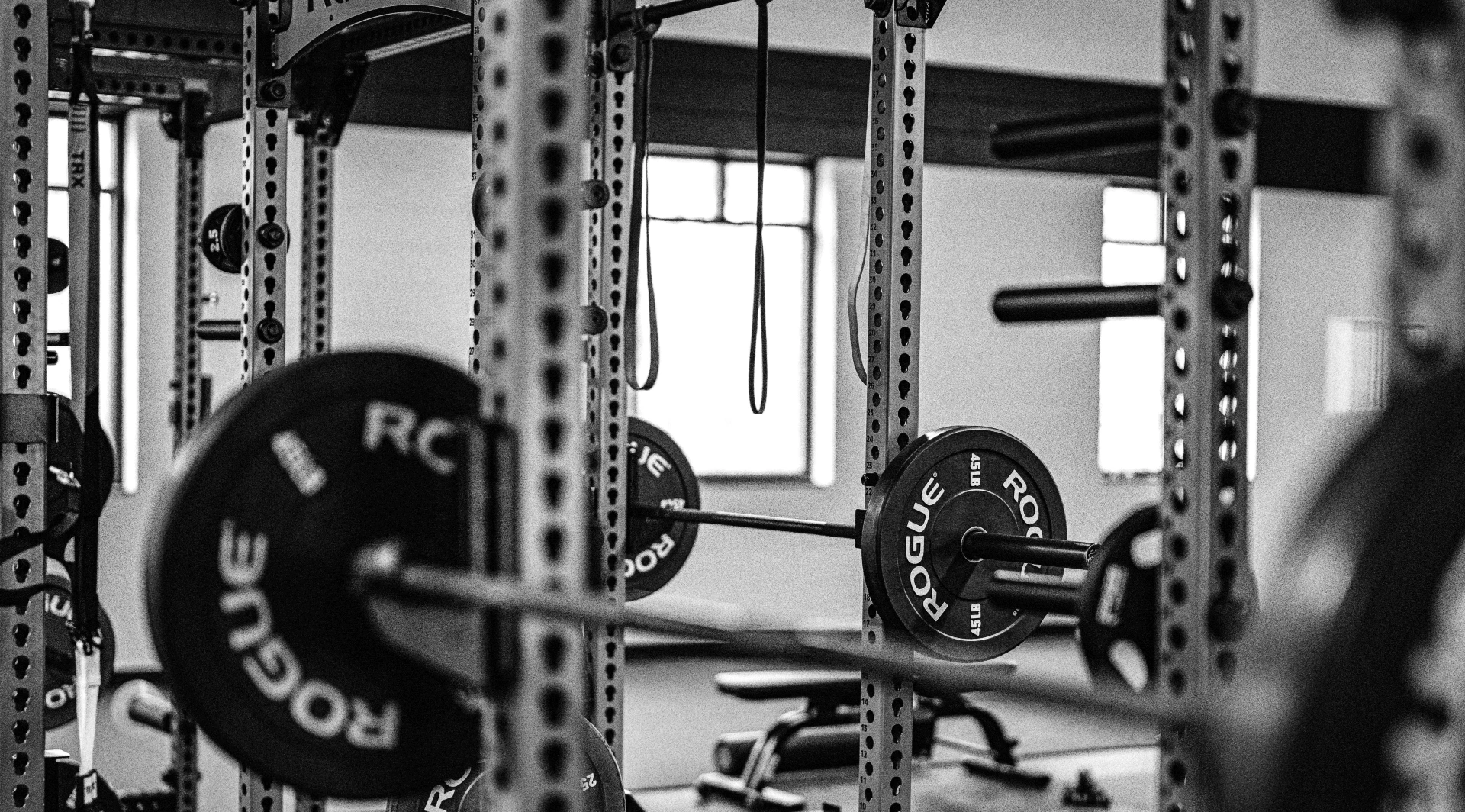 Gym equipment background